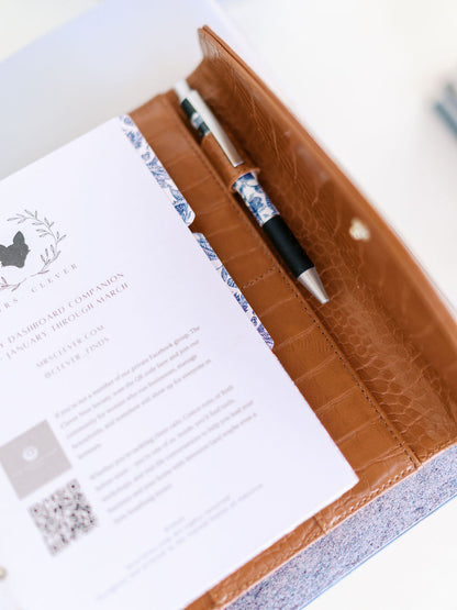 Croc A5 Binder (6-Ring) Caramel