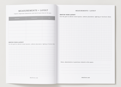 Home Project Planner Insert- Letter Size - (Digital Download)
