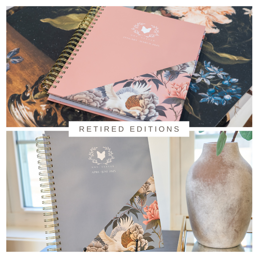 Retired 2025 Daily Dashboard Planners for Art, Upcycling and Journaling