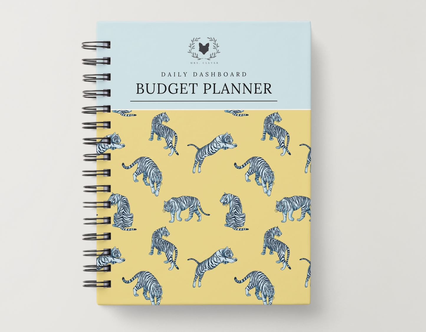 Undated Budget Planner | Spiral-Bound Finance Companion