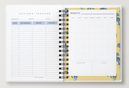 Undated Budget Planner | Spiral-Bound Finance Companion