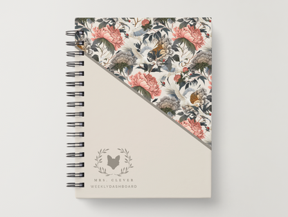 The Weekly Dashboard | Undated Spiral-Bound Weekly Annual Planner + Journal