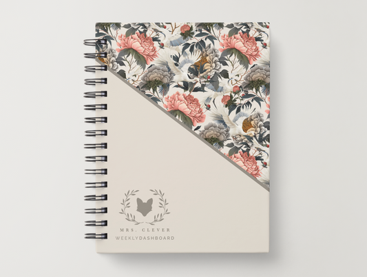 The Weekly Dashboard | Undated Spiral-Bound Weekly Planner + Journal