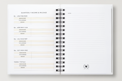 The Weekly Dashboard | Undated Spiral-Bound Weekly Annual Planner + Journal