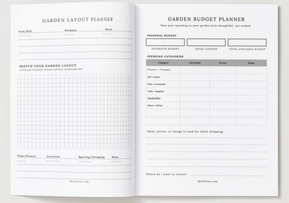 Garden Planner Insert- Letter Size - (Digital Download)