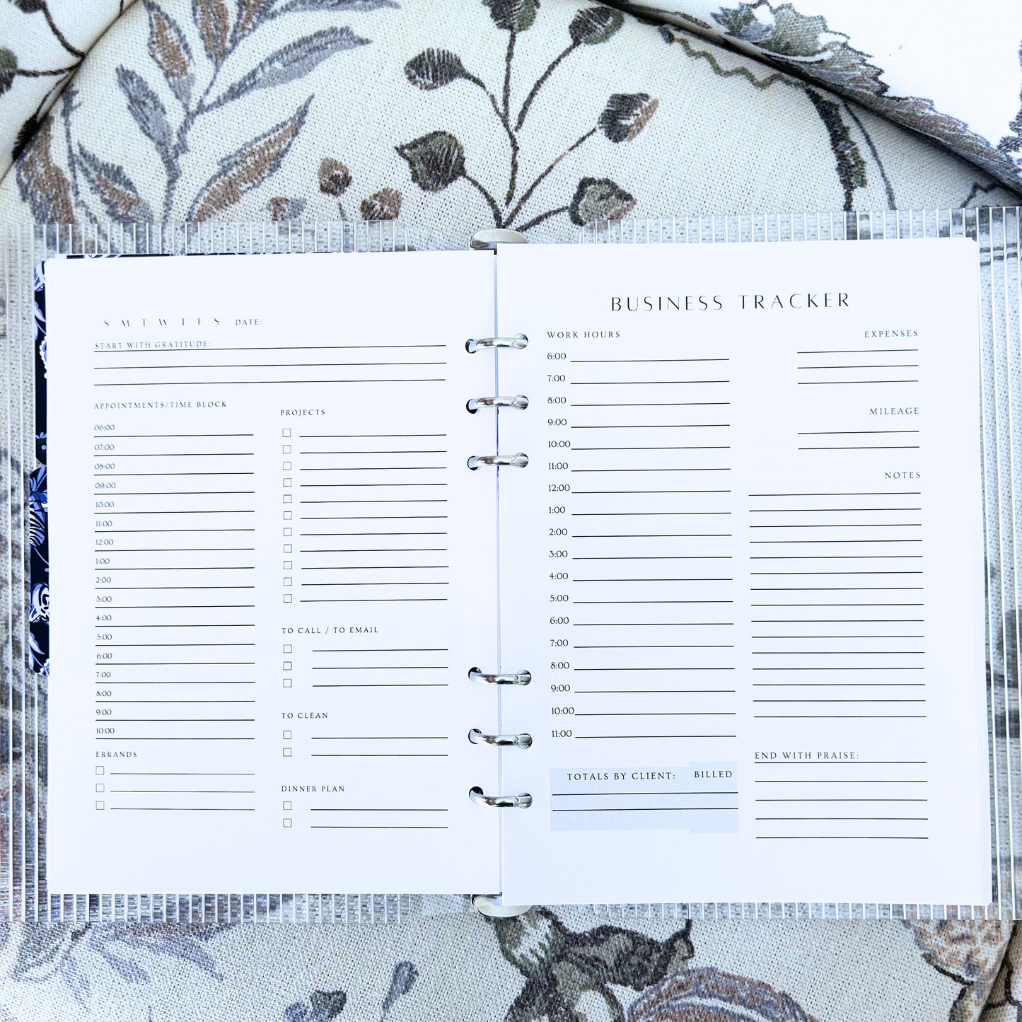 Daily Dashboard - Business + Home Edition - A5 - Undated