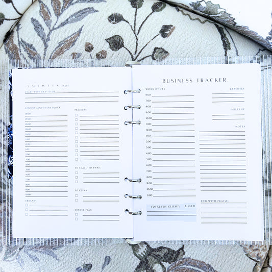 Daily Dashboard - Business + Home Edition - A5 - Undated