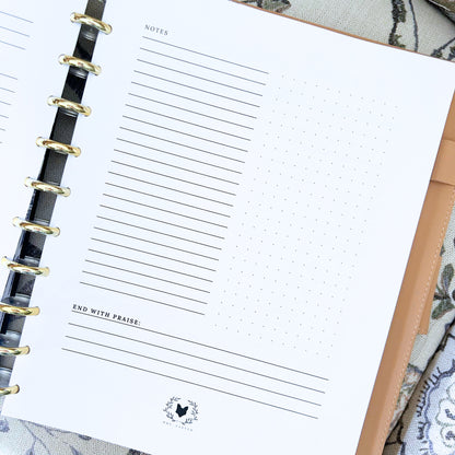 Daily Dashboard - Journaler's Edition - Letter Size - Undated (Digital Download)