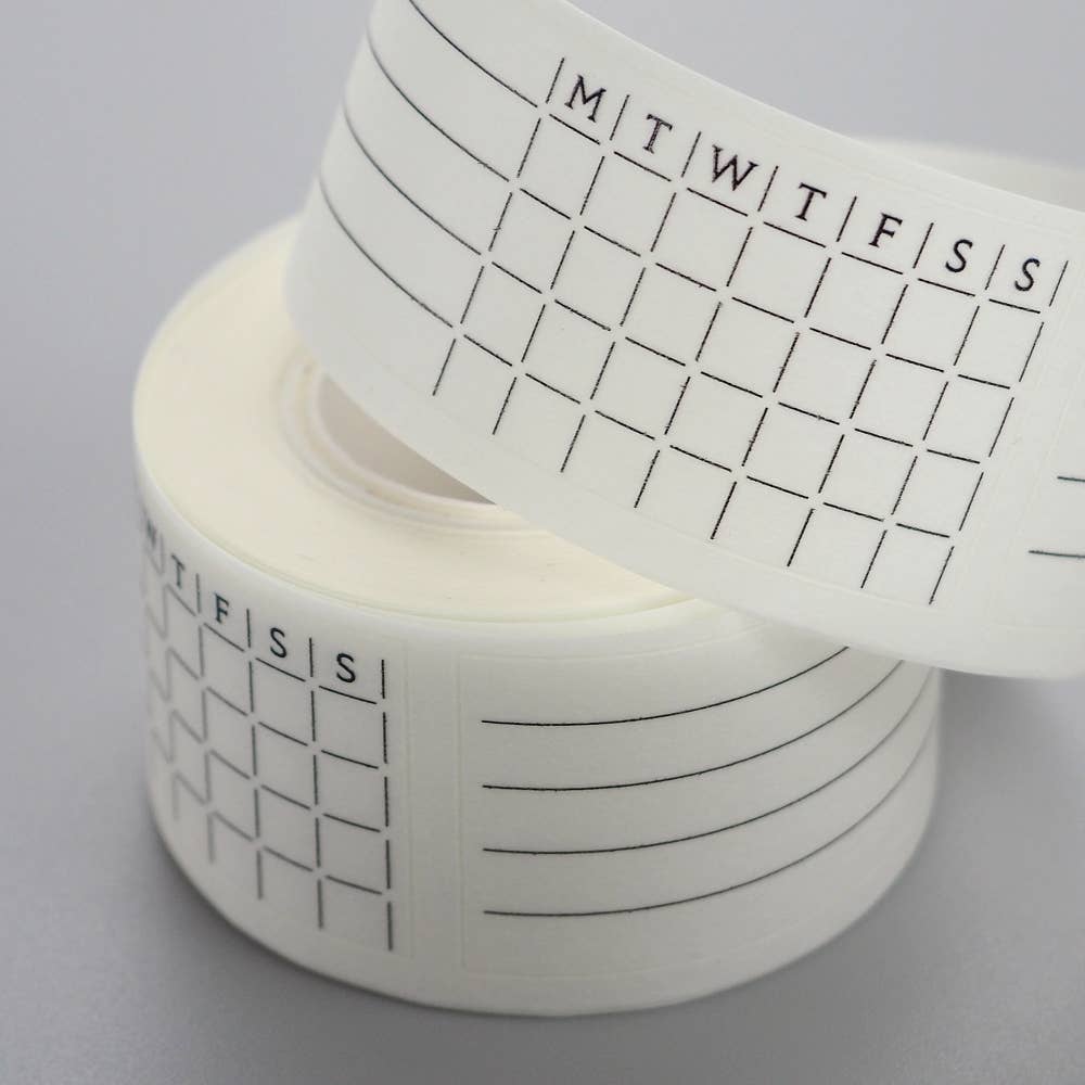 Weekly Habit Tracker Writable Washi Stickers