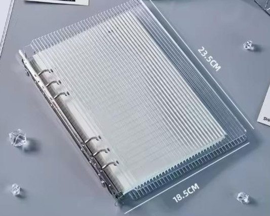 Abigail Acrylic A5 Ring Binder