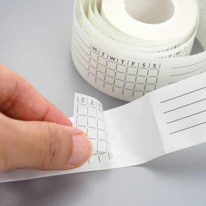 Weekly Habit Tracker Writable Washi Stickers