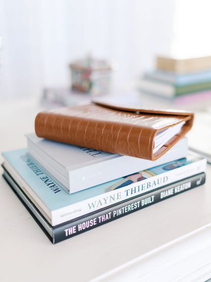 Croc A5 Binder (6-Ring) Caramel